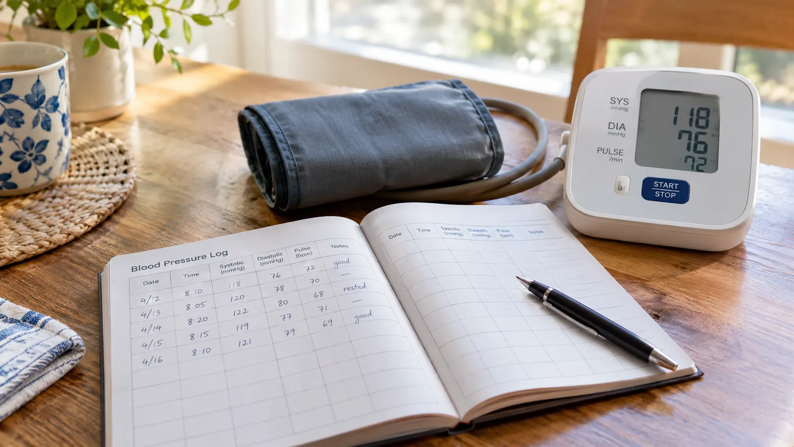 Blood Pressure Log Book Honest Review: Layout and Page Count